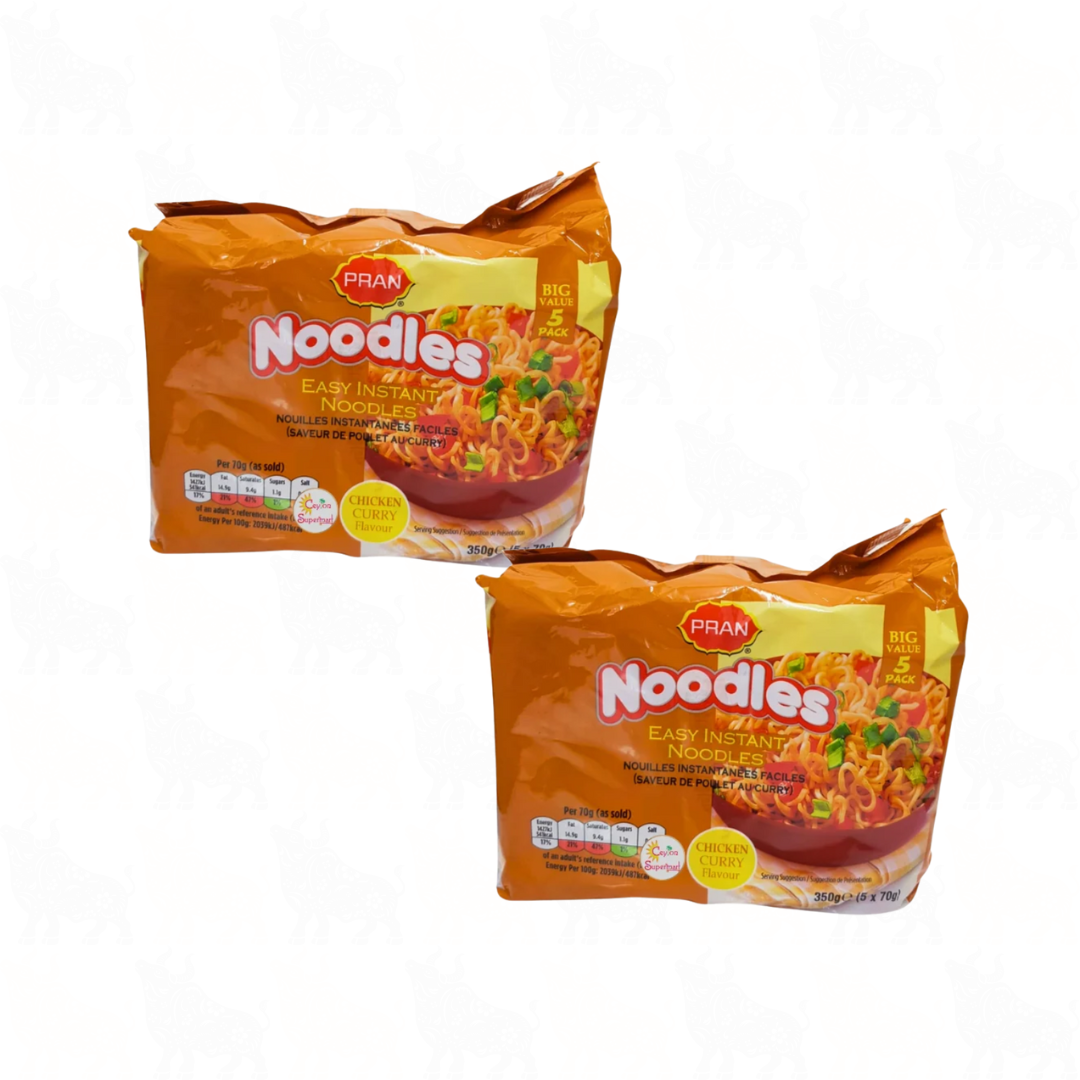 Pran Chicken Curry Flavour Easy Instant Noodles | 70g | 10 Pack