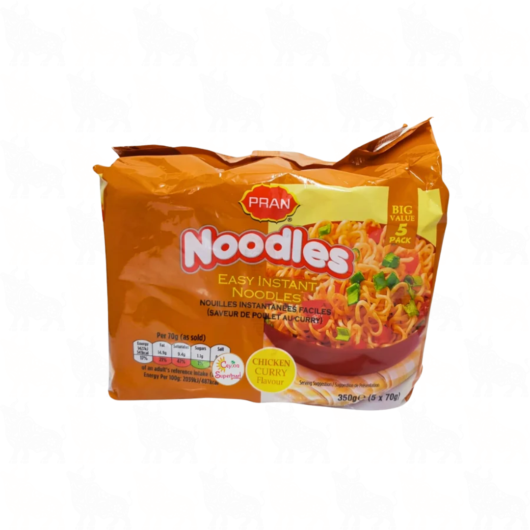Pran Chicken Curry Flavour Easy Instant Noodles | 70g | 5 Pack