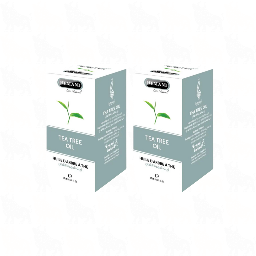 Hemani Tea Tree Oil | 30ml | (Huile D'Arbre A The) | 2 Pack