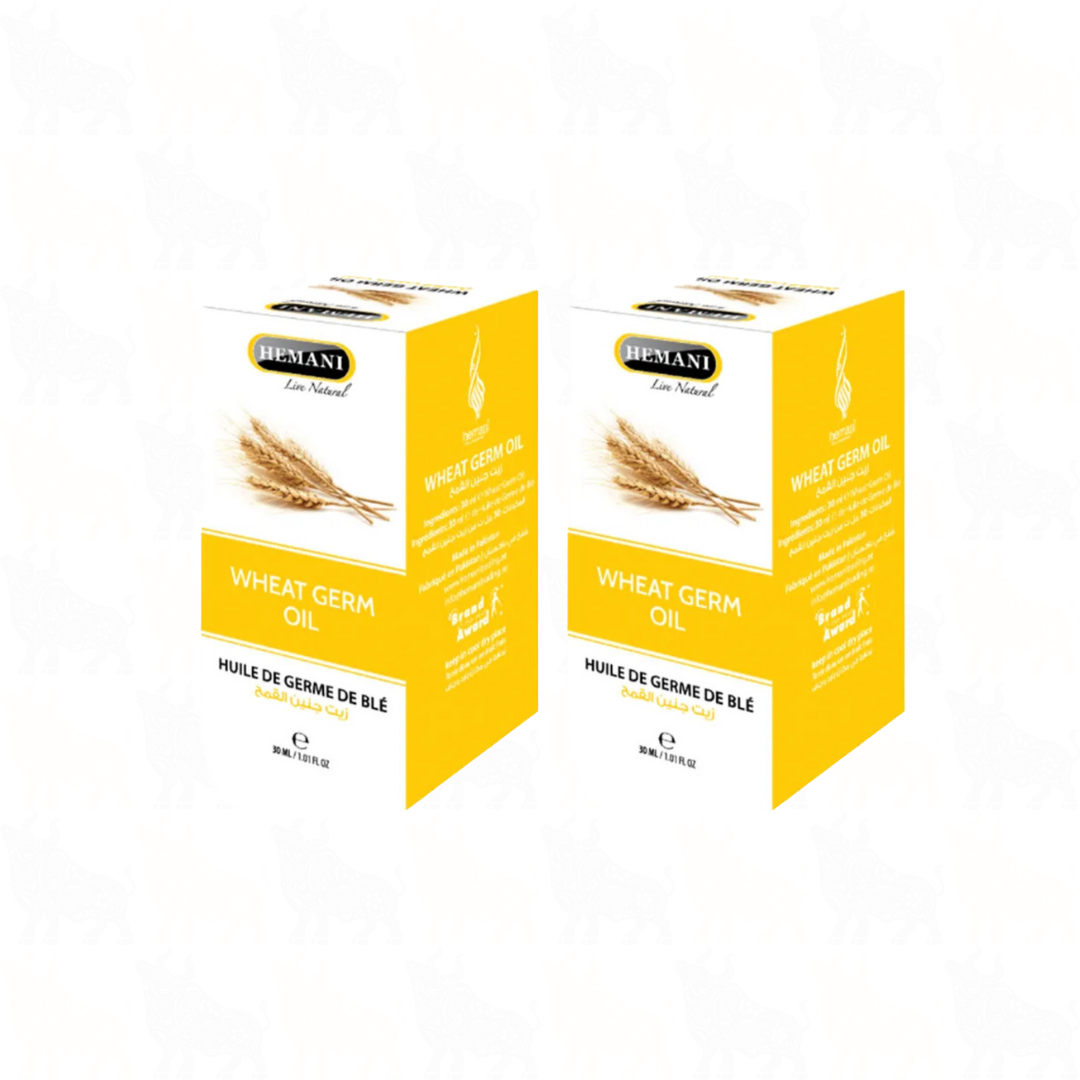 Hemani Wheat Germ Oil | 30ml | (Huile De Germe De Ble) | 2 Pack