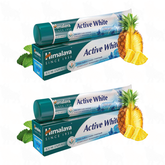 Himalaya Gum Expert Active White Herbal Toothpaste | 75ml | 2 Pack
