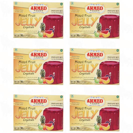 Ahmed Foods Mixed Fruits Jelly Crystals | 70g | 6 Pack