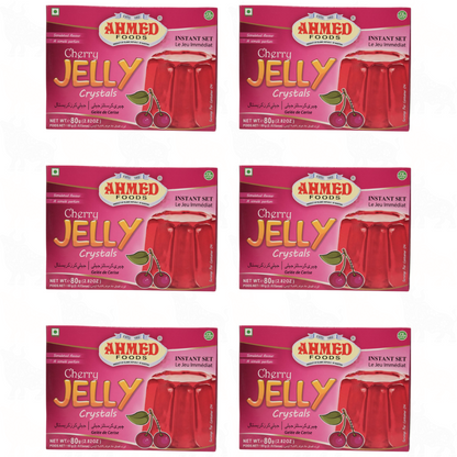 Ahmed Foods Cherry Jelly Crystals | 70g | 6 Pack