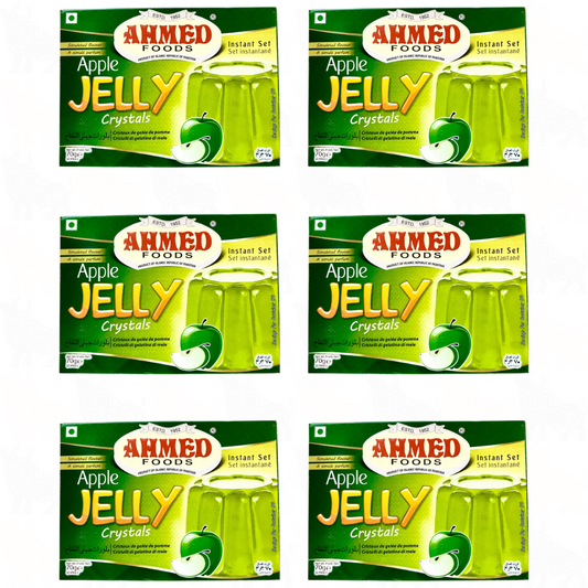 Ahmed Foods Apple Jelly Crystals | 70g | 6 Pack