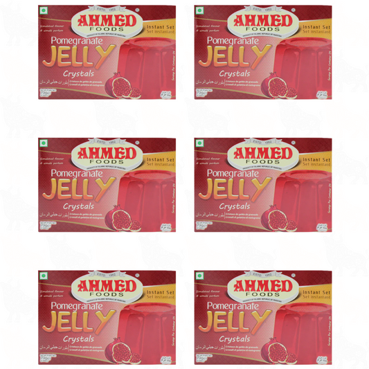 Ahmed Foods Pomegranate Jelly Crystals | 70g | 6 Pack