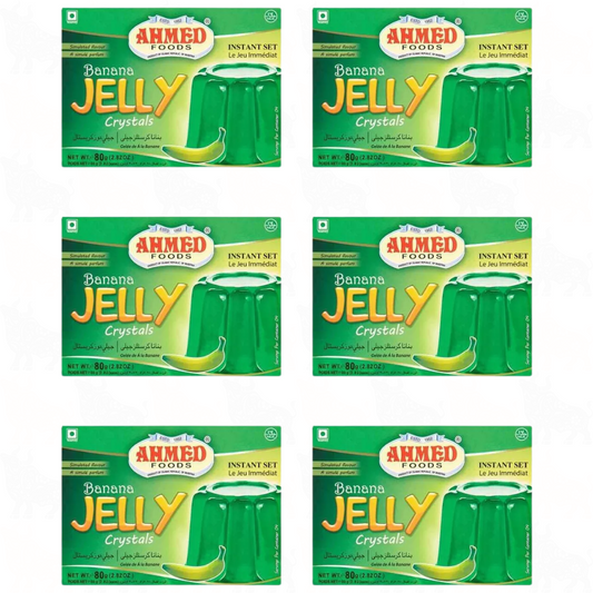 Ahmed Foods Banana Jelly Crystals | 70g | 6 Pack