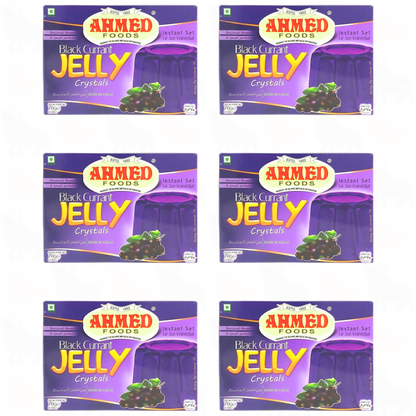 Ahmed Foods Blackcurrant Jelly Crystals | 70g | 6 Pack