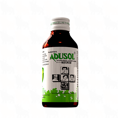 Ajanta's Adusol Ayurvedic Compound with Tulsi | 100ml | 2 Pack