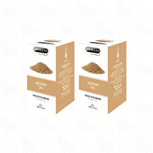 Hemani Ajwain Oil | 30ml | (Huile D'Ajwain) | 2 Pack