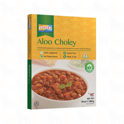 Ashoka Aloo Choley | 10oz / 280g | Ready to Eat Meal