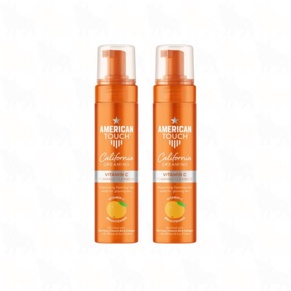 American Touch California Dreaming Vitamin C Foaming Cleanser | 200ml | 2 Pack