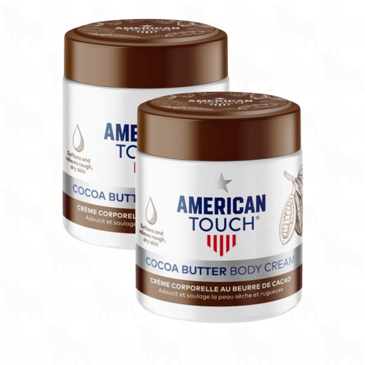 American Touch Cocoa Butter Body Cream | 500ml | 2 Pack