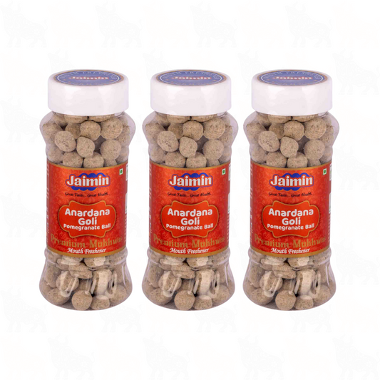 Jaimin Anardana Goli (Pomegranate Ball) Mouth Freshener | 175g | 3 Pack