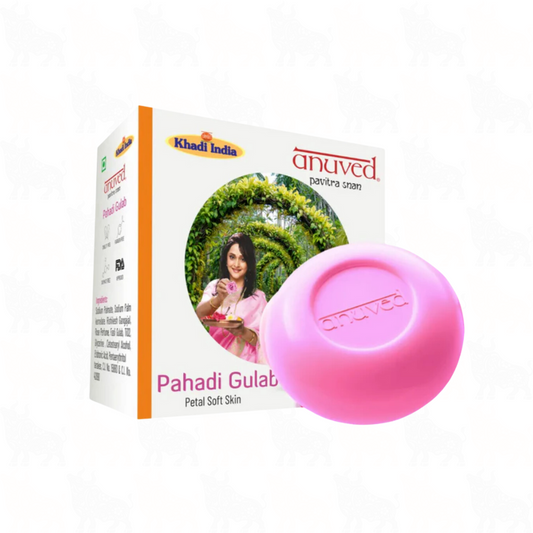 Anuved Pahadi Gulab Soap | 125g