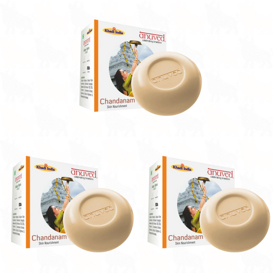 Anuved Chandanam Soap | 125g | 3 Pack