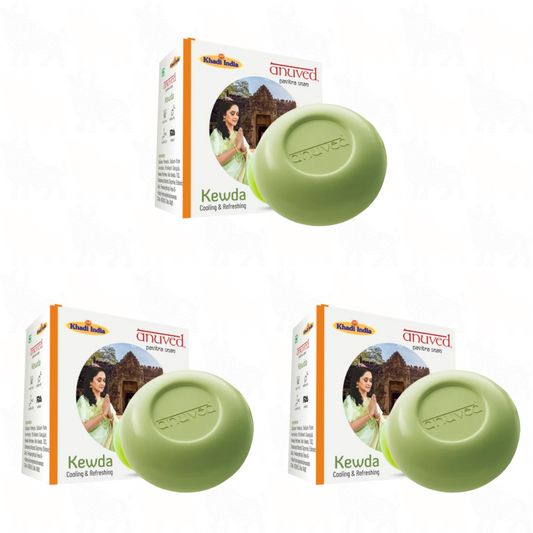 Anuved Kewda Soap | 125g | 3 Pack