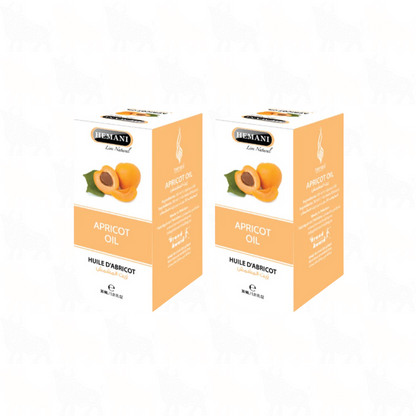 Hemani Apricot Oil | 30ml | (Huile D'Abricot) | 2 Pack