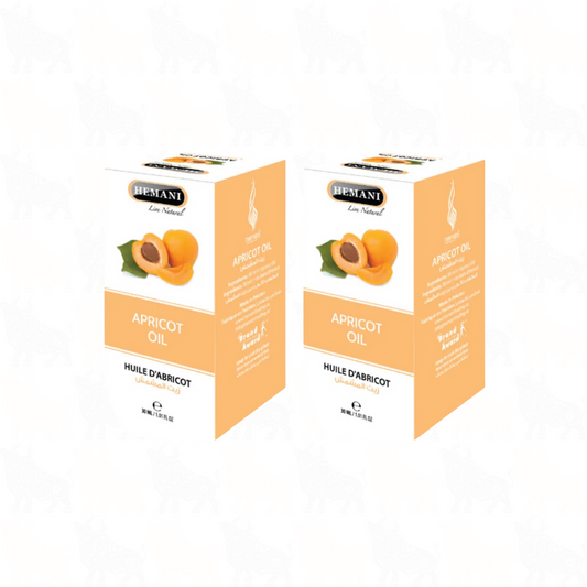 Hemani Apricot Oil | 30ml | (Huile D'Abricot) | 2 Pack
