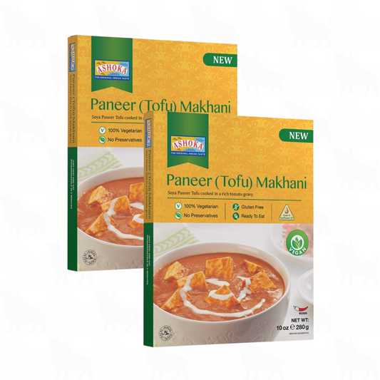 Ashoka Paneer (Tofu) Makhani | 10oz / 280g | Ready to Eat Meal | 2 Pack