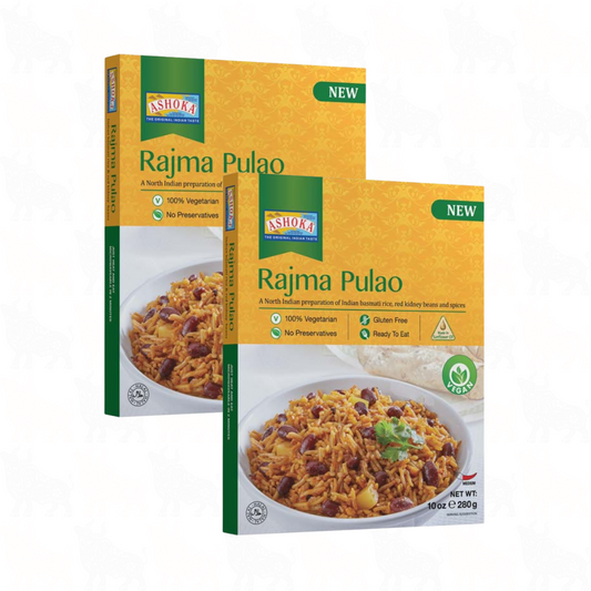 Ashoka Rajma Pulao | 10oz / 280g | Ready to Eat Meal | 2 Pack