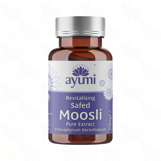 Ayumi Revitalizing Safed Moosli | 250mg | 60 Vegan Capsules