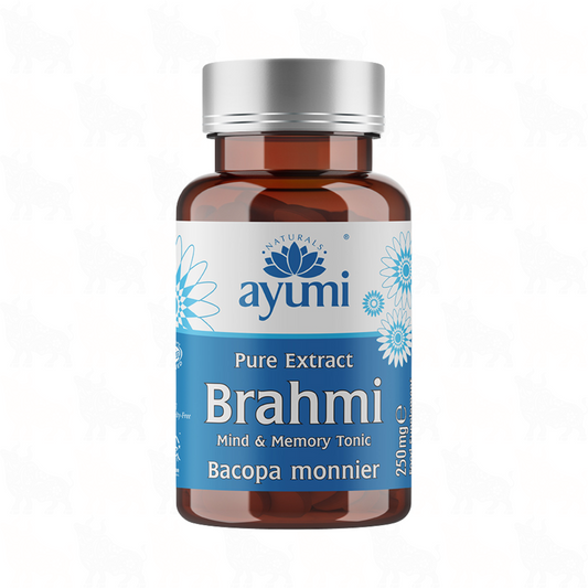 Ayumi Pure Extract Brahmi | 250mg | 60 Vegan Capsules