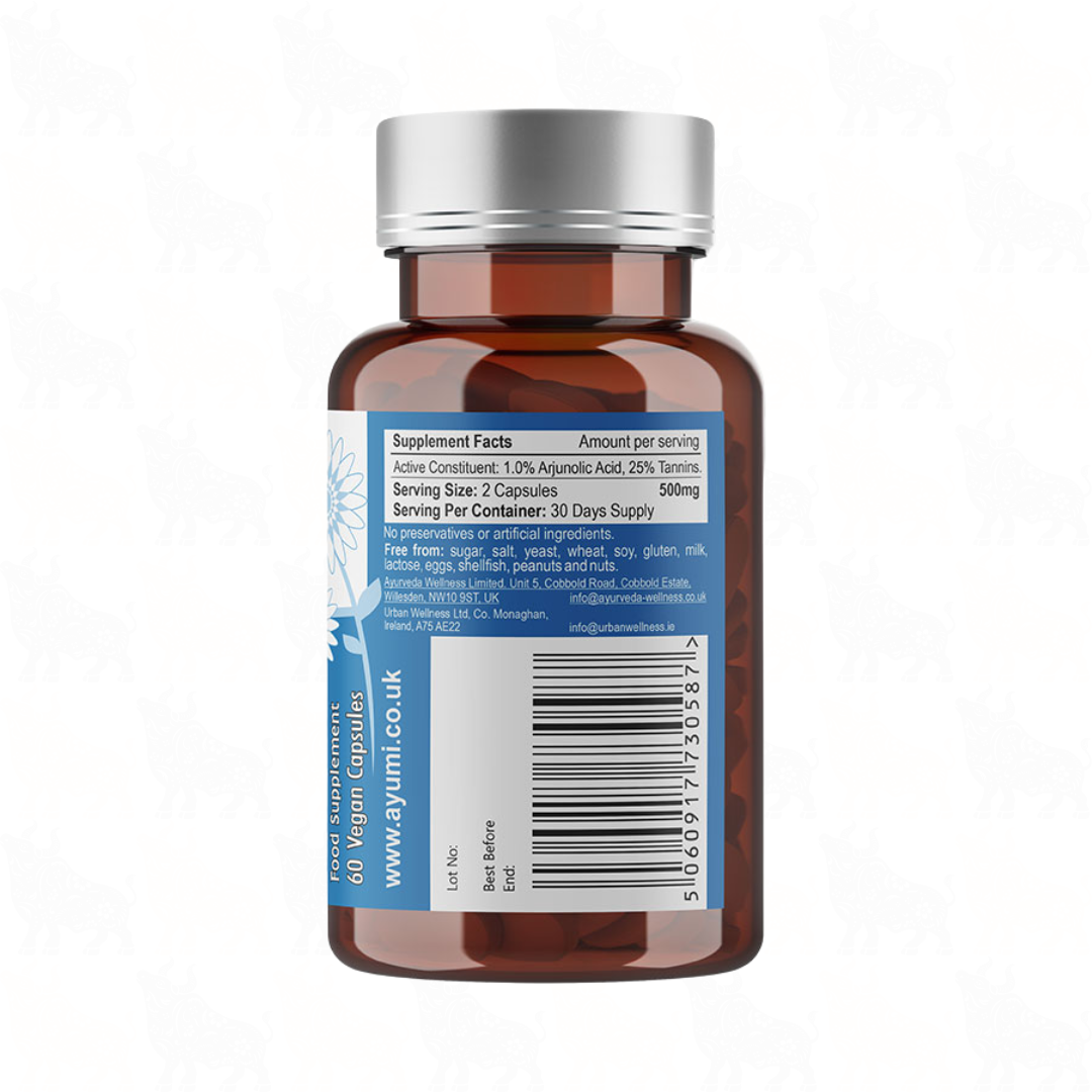 Ayumi Pure Extract Arjuna | 250mg | 60 Vegan Capsules