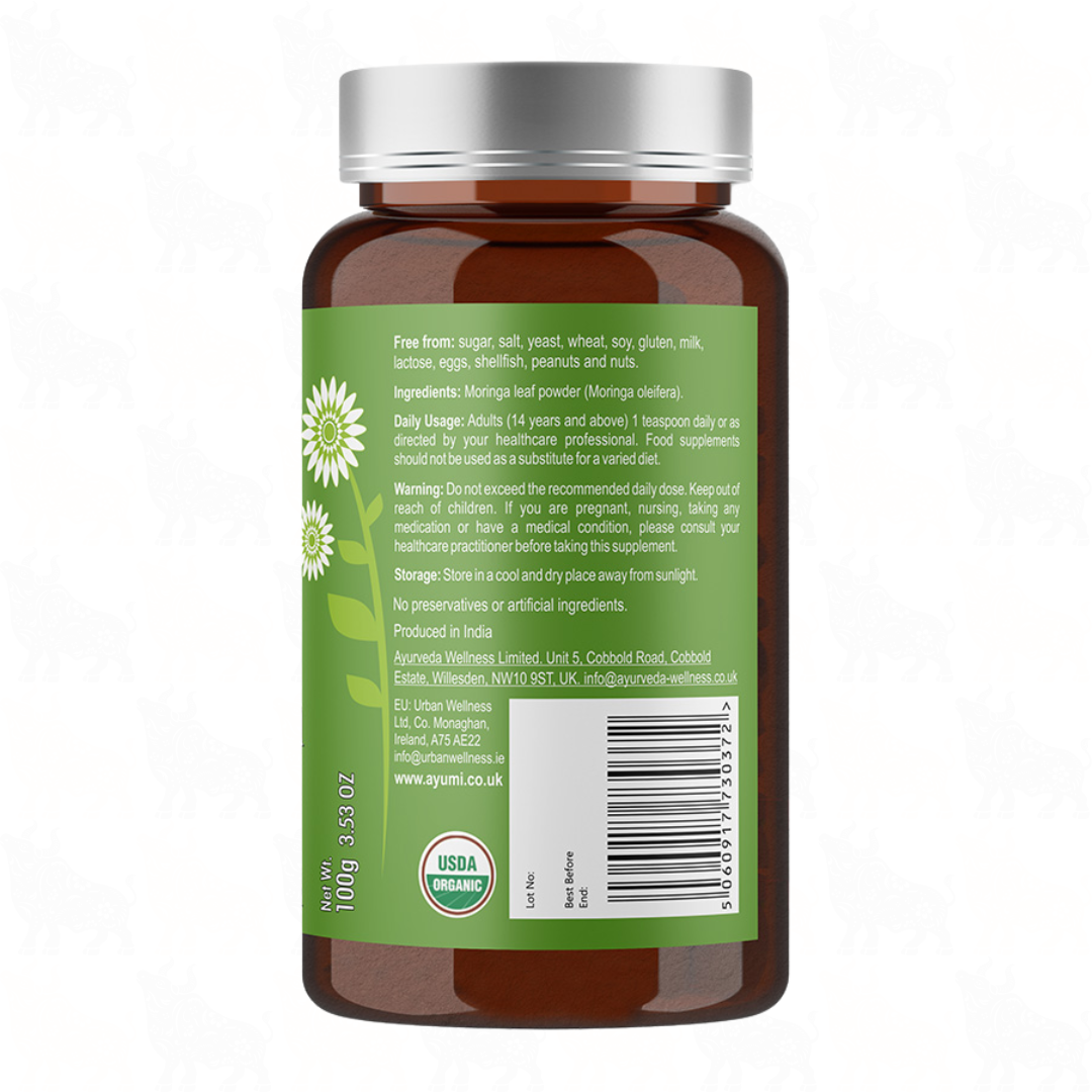 Ayumi Organic Moringa Powder | 100g