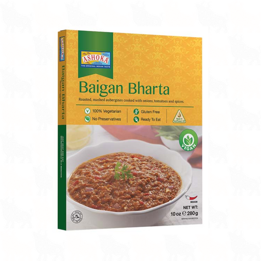 Ashoka Baigan Bharta | 10oz / 280g | Ready to Eat Meal