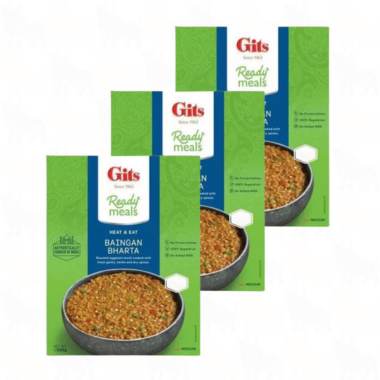 Gits Baingan Bharta | 300g | Ready Meal | 3 Pack