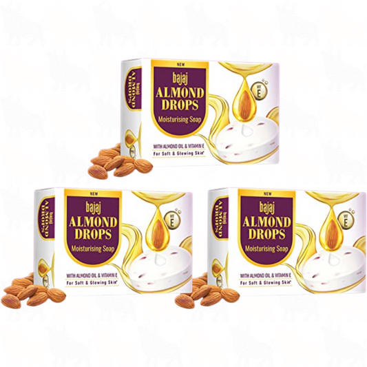 Bajaj Almond Drops Moisturising Soap | 125g | 3 Pack
