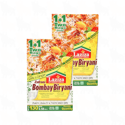 Laziza Zafrani Bombay Biriyani Masala | 130g | 2 Pack