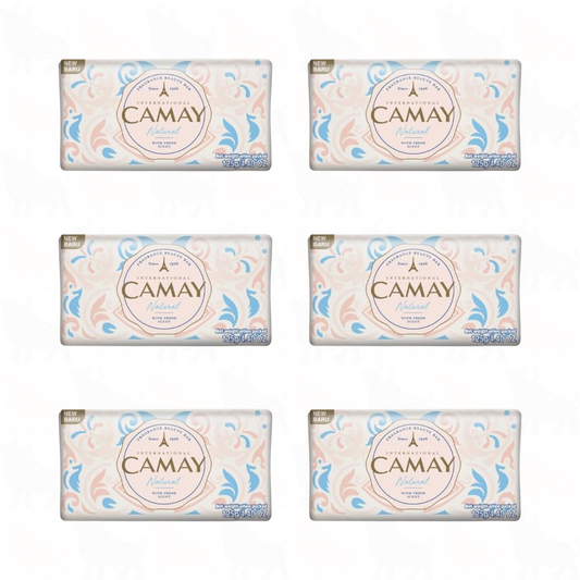 Camay Natural Bar Soap (with Fresh Scent) | 125g | 6 Pack