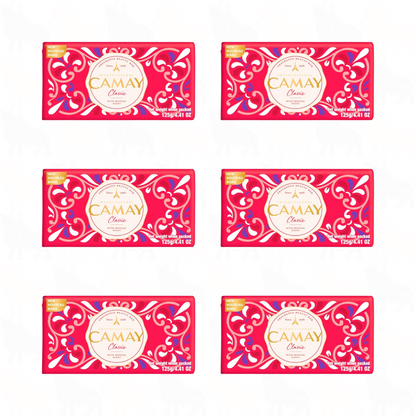 Camay Classic Bar Soap (with Sensual Scent) | 125g | 6 Pack