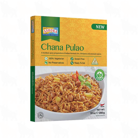 Ashoka Chana Pulao | 10oz / 280g | Ready to Eat Meal
