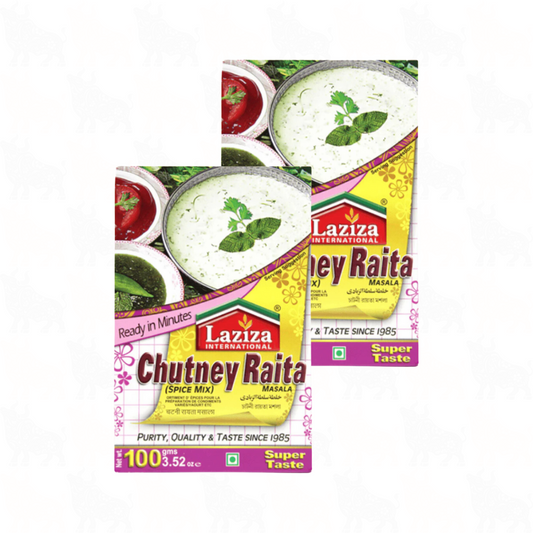 Laziza Chutney Raita Masala | 100g | 2 Pack
