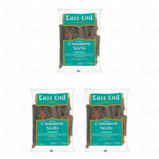 East End Chinese Cinnamon Sticks | 100g | 3 Pack