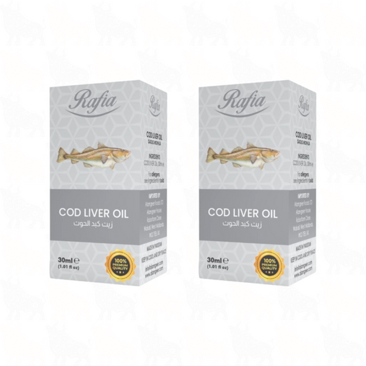 Rafia Cod Liver Oil | 30ml | 2 Pack