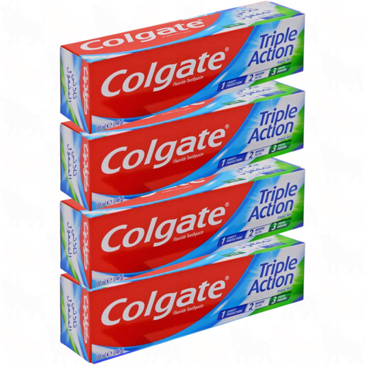 Colgate Triple Action Original Mint Toothpaste | 100ml | 4 Pack