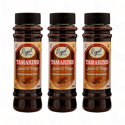 Regal Tamarind Sauce (Sweet & Tangy) | 500ml | 3 Pack