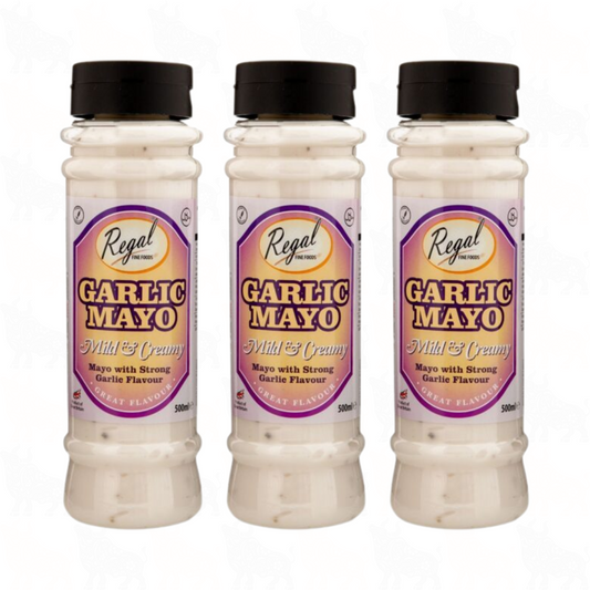 Regal Garlic Mayo (Mild & Creamy) | 500ml | 3 Pack