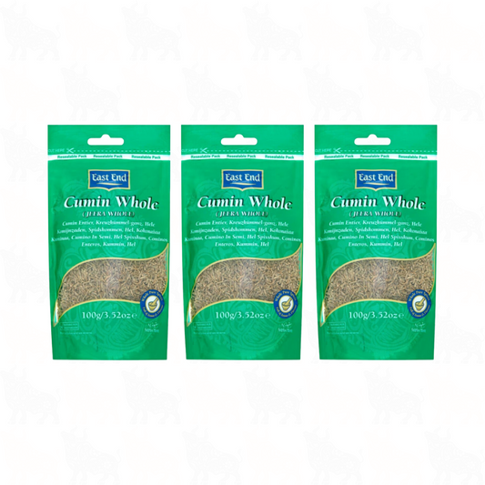 East End Cumin Whole Jeera | 100g | 3 Pack