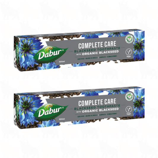Dabur Complete Care Blackseed Toothpaste with Organic Blackseed | 100ml | 2 Pack