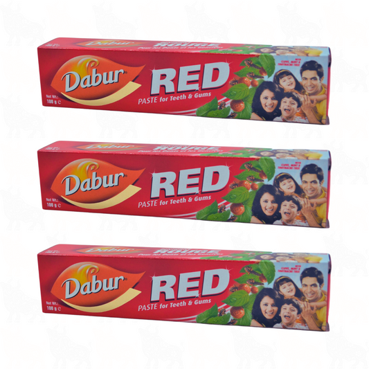 Dabur Red Ayurvedic Toothpaste | 100g | 3 Pack