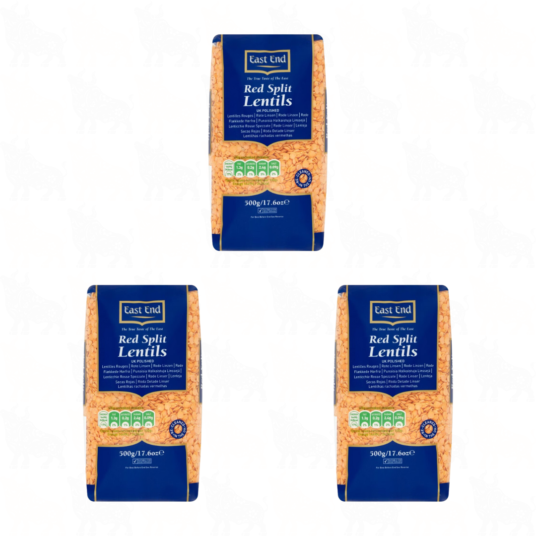 East End Red Split Lentils | 500g | 3 Pack