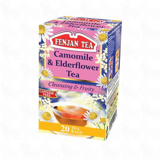 Fenjan Tea Camomile & Elderflower Tea | 20 Tea Bags