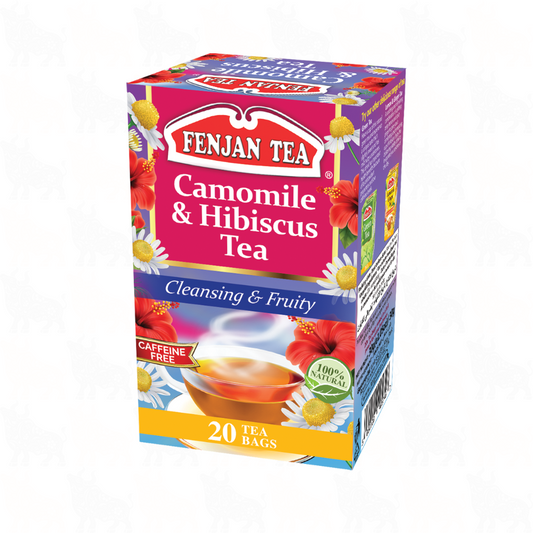 Fenjan Tea Camomile & Hibiscus Tea | 20 Tea Bags