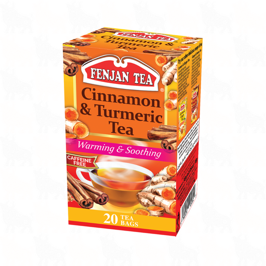 Fenjan Tea Cinnamon & Turmeric Tea | 20 Tea Bags