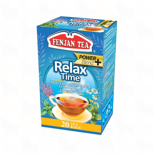 Fenjan Tea Relax Time Tea (Power Blend+) | 20 Tea Bags