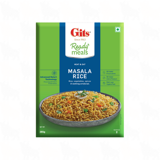 Gits Masala Rice (Vegan) | 265g | Ready Meal